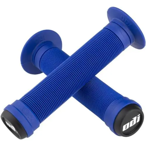 Produktbild: ODI F01LSBU Unisex-Erwachsene Griffe BMX Longneck ST, Blau, 143 mm
