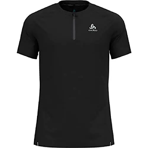 Produktbild: ODLO Laufshirt Herren Kurzarm mit Halbreißverschluss X-Alp Trail I Sport Shirt Männer I Sport Oberteil I Fitness Shirt
