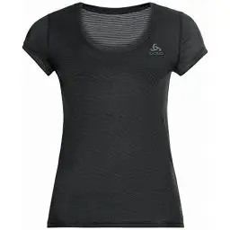Produktbild: Odlo Damen Active F-dry Light Funktionsunterwäsche Kurzarm Shirt, Schwarz, XL EU