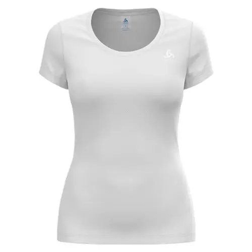 Produktbild: Odlo Damen Active F-dry Light Funktionsunterwäsche Kurzarm Shirt, Weiß, XXL EU