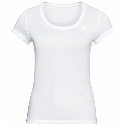 Produktbild: Odlo Damen Active F-dry Light Funktionsunterwäsche Kurzarm Shirt, Weiß, XS EU