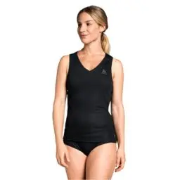 Produktbild: Odlo Damen Active F-dry Light Funktionsunterwäsche Tanktop, Schwarz, XXL EU