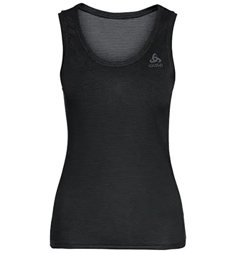 Produktbild: Odlo Damen Active F-dry Light Funktionsunterwäsche Tanktop, Schwarz, L EU