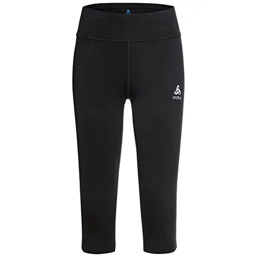 Produktbild: Odlo Damen Essential Tights 3/4 Laufbekleidung Lauftight Schwarz - Schwarz M