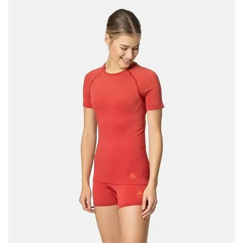 Produktbild: Odlo Damen Funktionsunterwäsche Kurzarm Shirt PERFORMANCE LIGHT ECO, american beauty, XL