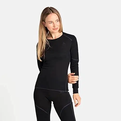 Produktbild: Odlo Damen Funktionsunterwäsche Langarm Shirt ACTIVE X-WARM ECO, black, M