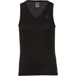 Produktbild: Odlo Damen Active F-dry Light Funktionsunterwäsche Tanktop, Schwarz, S EU