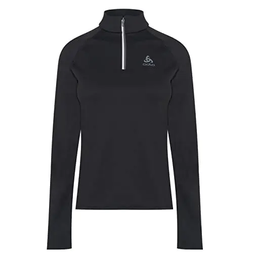 Produktbild: Odlo Damen Langarm Shirt mit Reißverschluss BESSO, black, M