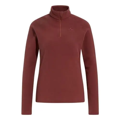 Produktbild: Odlo Damen Langarm Shirt mit Reißverschluss RIGI, spiced apple, XXL