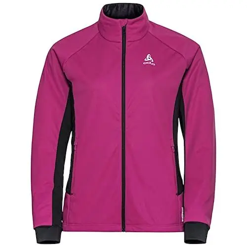 Produktbild: Odlo Damen Langlauf Jacke BRENSHOLMEN, festival fuchsia - black, M