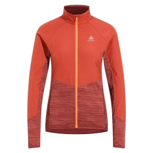 Produktbild: Odlo Damen Laufjacke RUN EASY WARM HYBRID, cinnabar - spiced apple, L