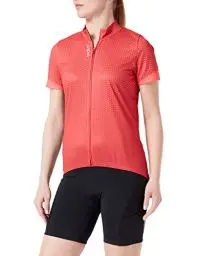 Produktbild: Odlo Damen Radtrikot mit Reißverschluss ESSENTIALS, american beauty - cayenne, M