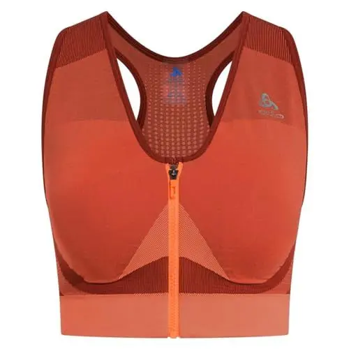 Produktbild: Odlo Damen Sport BH SEAMLESS HIGH SUPPORT, live wire - cinnabar, M
