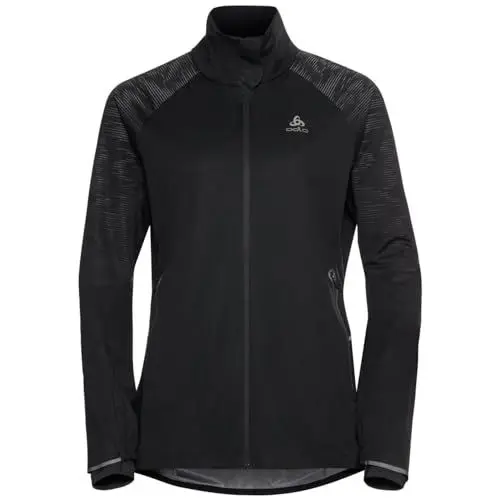 Produktbild: Odlo Damen ZEROWEIGHT PRO WARM REFLECT Laufjacke, black