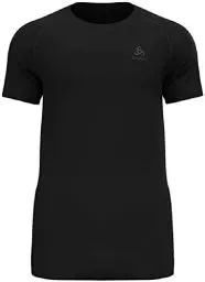 Produktbild: Odlo Herren Active F-dry Light Funktionsunterwäsche Kurzarm Shirt, Schwarz, L EU