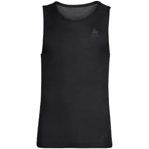Produktbild: Odlo Herren Active F-dry Light Funktionsunterwäsche Tanktop, Schwarz, L EU