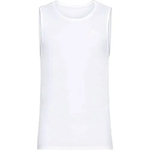 Produktbild: Odlo Herren Active F-dry Light Funktionsunterwäsche Tanktop, Weiß, L EU