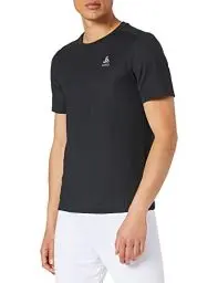 Produktbild: Odlo Herren F-dry Kurzarm Shirt, Schwarz, XL EU