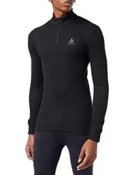 Produktbild: Odlo Herren Funktionsunterwäsche Langarm Shirt mit Reißverschluss ACTIVE WARM ECO, black, L
