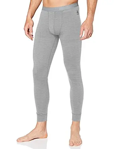 Produktbild: Odlo Herren Funktionsunterwäsche Lange Hose 100% MERINO 200 GRAMM, grey melange - grey melange, S