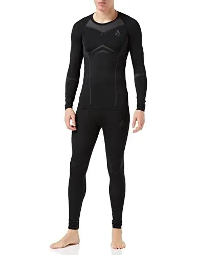 Produktbild: Odlo Herren Funktionsunterwäsche Set FUNDAMENTALS PERFORMANCE WARM, black - odlo graphite grey, XXL