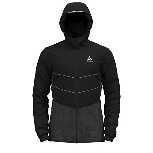 Produktbild: Odlo Herren Jacket Run Easy S-thermic Laufjacke, Schwarz, M EU