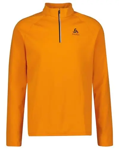 Produktbild: Odlo Herren Langarm Shirt mit Reißverschluss BESSO, oriole, L
