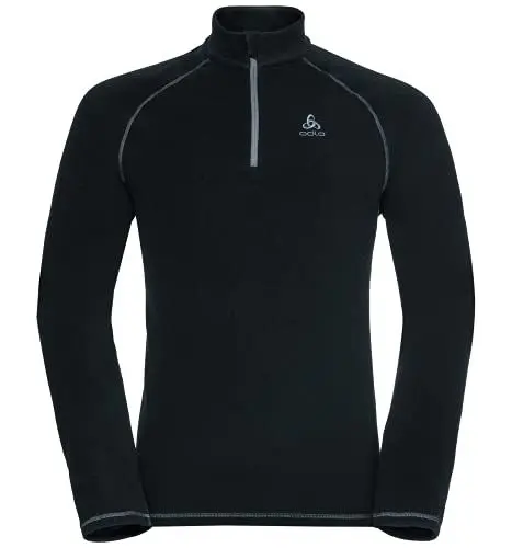 Produktbild: Odlo Herren Langarm Shirt mit Reißverschluss RIGI, black, M
