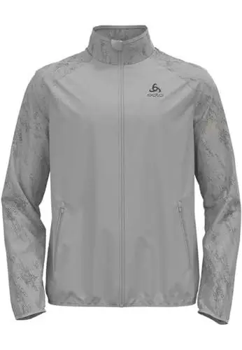 Produktbild: Odlo Herren Laufjacke ESSENTIAL LIGHT REFLECTIVE, silver cloud, M