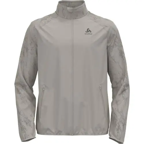 Produktbild: Odlo Herren Laufjacke ESSENTIAL LIGHT REFLECTIVE, silver cloud, XL