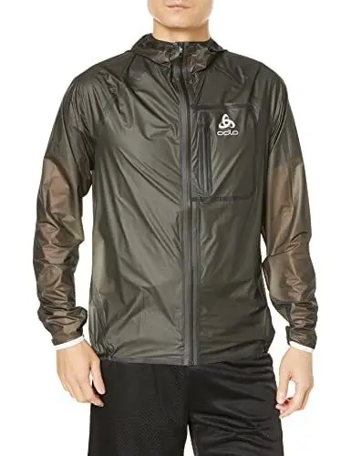Produktbild: Odlo Herren Laufjacke ZEROWEIGHT DUAL DRY WATERPROOF, black, L