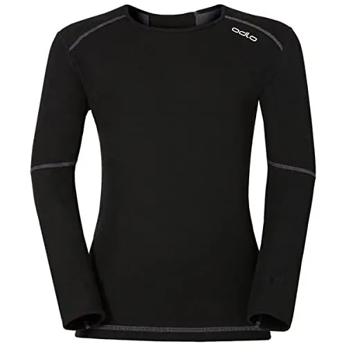 Produktbild: Odlo Kinder Funktionsunterwäsche Langarm Shirt Active X-WARM ECO, Black, 152