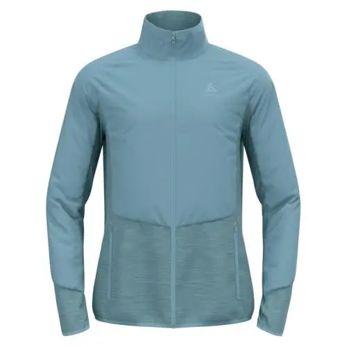 Produktbild: Odlo Herren Essential Insulator Hybrid I Atmungsaktiv Laufjacke, Provincial Blue, L EU