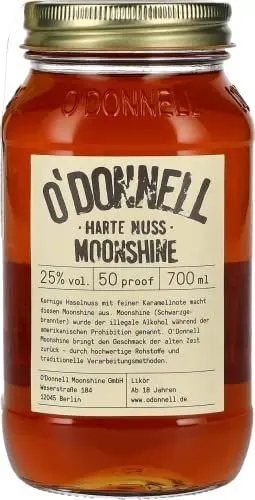 Produktbild: O'Donnell Moonshine Harte Nuss Liqueur Liköre, 700 ml