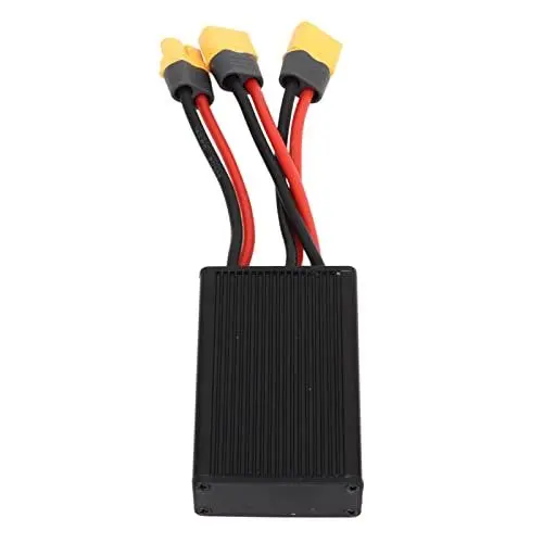 Produktbild: Odorkle Doppelbatterie-Paralleladapter, Doppelbatterie-Entladekonverter aus Aluminiumlegierung für Elektrofahrräder, 20 V-72 V (20A)