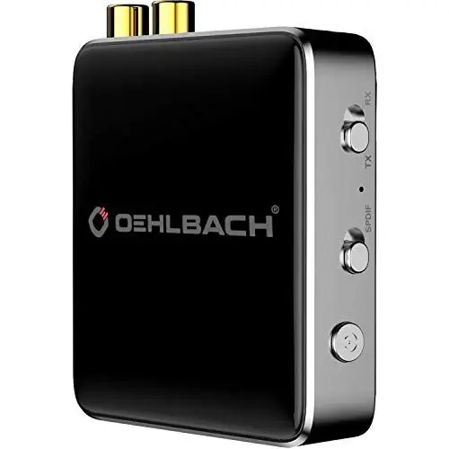 Produktbild: OEHLBACH BTR Evolution 5.1 HiFi Bluetooth Dual Pairing Adapter Transmitter/Receiver, 2 in 1, High End Wireless Sender/Empfänger mit aptX HD und Low Latency - Silber