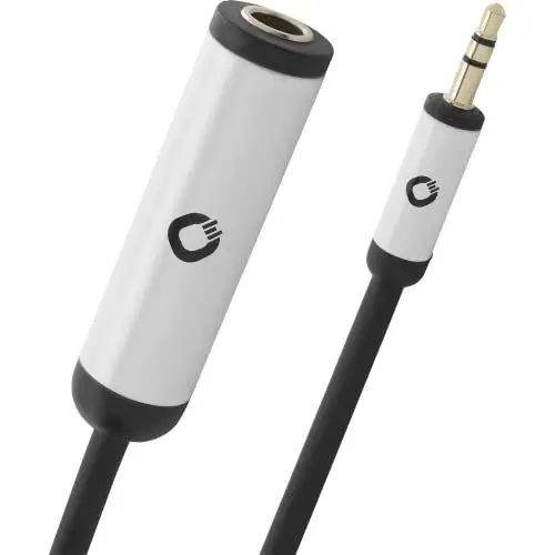 Produktbild: OEHLBACH I-Connect AD 63/35 - Stereo Audio-Adapter 6,3 mm Klinken-Buchse / 3,5 mm Klinken-Stecker, hochwertige Ausführung - 15cm
