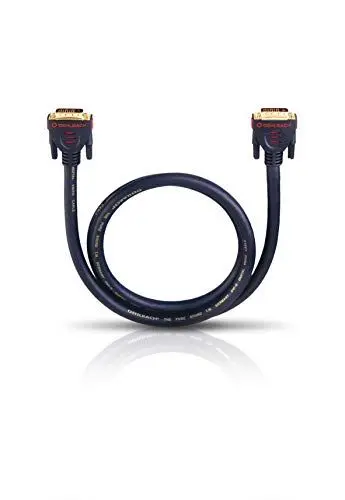 Produktbild: Oehlbach DVI-D - DVI zu DVI Kabel - Monitorkabel, Dual Link 24+1 - SPOFC, 2-fach Schirmung, HDTV, QXGA, 2048x1536 - 7,5m