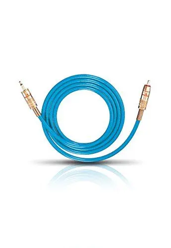 Produktbild: Oehlbach NF 113 DI 150 - Digitales Audio-Cinchkabel - Hochwertiges S/PDIF Koaxialkabel, Mehrfach Schirmung, 75 Ohm - 1,50m - blau