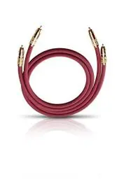 Produktbild: Oehlbach NF 214 Master 50 - Erstklassiges Stereo Audio-Cinchkabel Set - Mehrfach Schirmung, versilbertes Kupfer - 2 x 0,50 m - Bordeaux