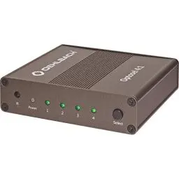 Produktbild: Oehlbach Optosel 4:1 MKII - Digital-Optischer Audio-Umschalter mit 192 kHz / 24 Bit (SPDIF Toslink Selektor, 4 Eingänge / 1 Ausgang, Fernbedienung) - Metallic Braun