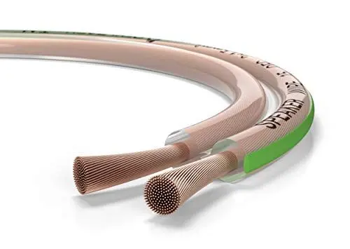 Produktbild: Oehlbach Speaker Wire SP-15 - Stereo HI-FI Lautsprecherkabel, Boxenkabel mit OFC (sauerstofffreies Kupfer) 2x1,5 mm² Mini Spule Lautsprecher Kabel - 10m glasklar