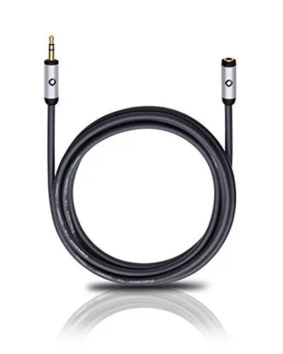 Produktbild: Oehlbach i-Connect J-35 EX Mobiles Audiokabel, 3,5 mm Klinken-Verlängerung schwarz 3.00 m