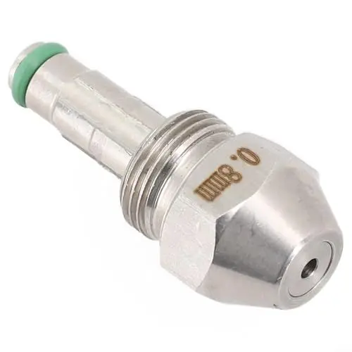 Produktbild: Ölbrenner-Düse, Bohrdurchmesser 0,8 mm - 2,0 mm, Altölbrenner-Düse, Edelstahl-Siphonstrahl-Ersatzteil (0,8 mm)