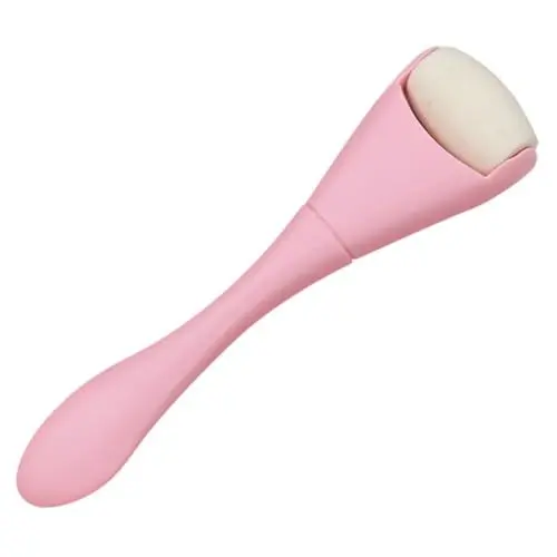 Produktbild: Ölentfernungsrolle Vulkansteinwalze Werkzeug Zur Gesichtsformung Rollenmassagegerät Gesichtsmassagestein Hautpflege-tool Gesichtsöl-löschstift -roller Rosa Vulkangestein LALADEFIEE