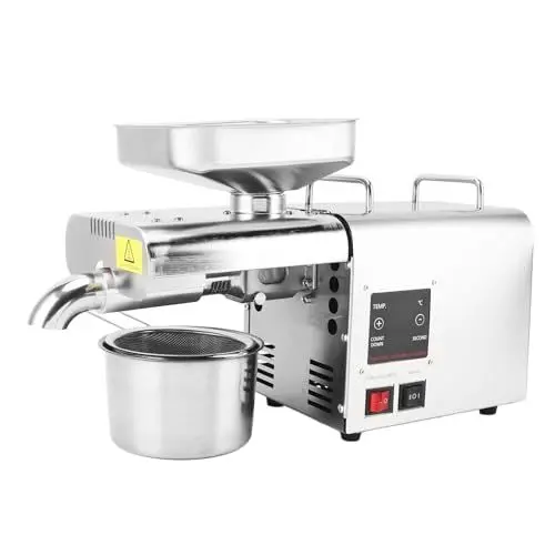 Produktbild: Ölpresse, Automatische Ölpresse aus Edelstahl für die Walnuss-Lakritzfabrik (Genericitrs7x4vzb-11)