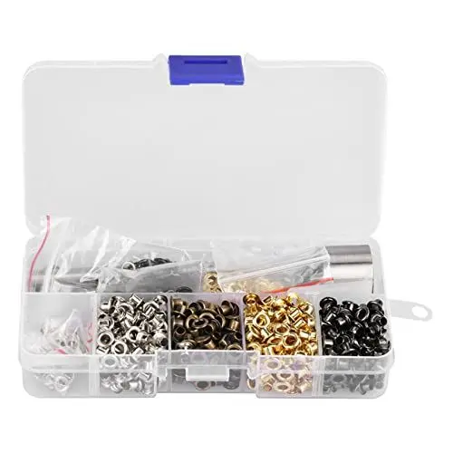Produktbild: Öse, Tülle, Unterlegscheibe, Handarbeitswerkzeug-Set, Metallreparatur, Handwerk, 220 Stück, 3 Werkzeuge (3 mm * 420 Sätze)