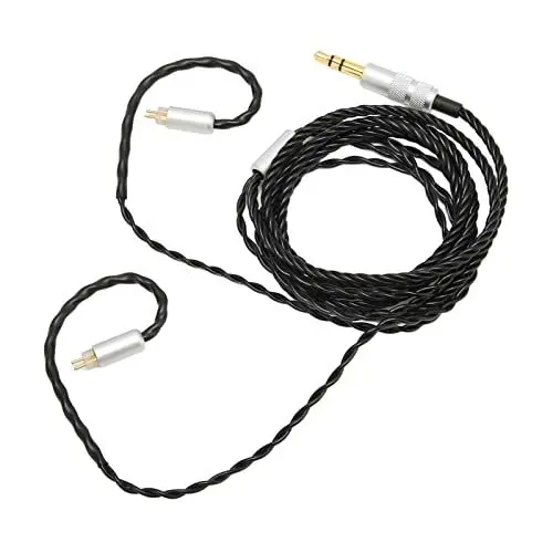 Produktbild: OFC Core Kopfhörer-Upgrade-Kabel, 2-poliger 0,78 Mm 3,5 Mm Stecker, Multifunktionales Ohrhörer-Kabel, für AS10 AS06 ZST ZS3 ZS10 ES3 ES4 ZSR