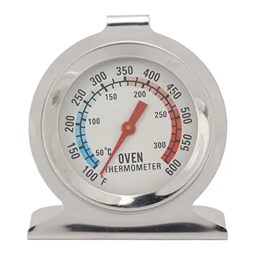 Produktbild: OFENTHERMOMETER Edelstahl GARTEMPERATURMESSER ZUM BACKEN