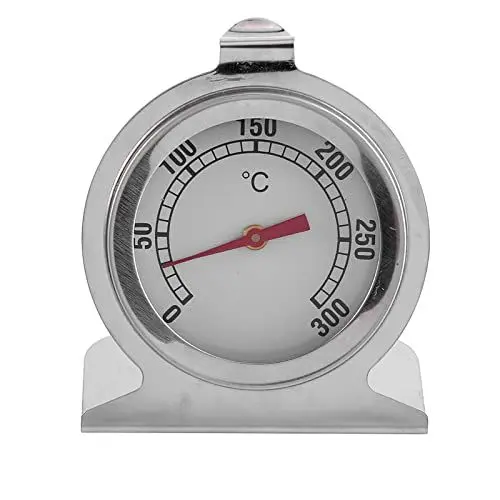 Produktbild: Ofenthermometer, Edelstahl, praktisches Küchen-Kochofenthermometer, genaue Messung der Ofentemperatur für Fleisch, Grill, Kuchen